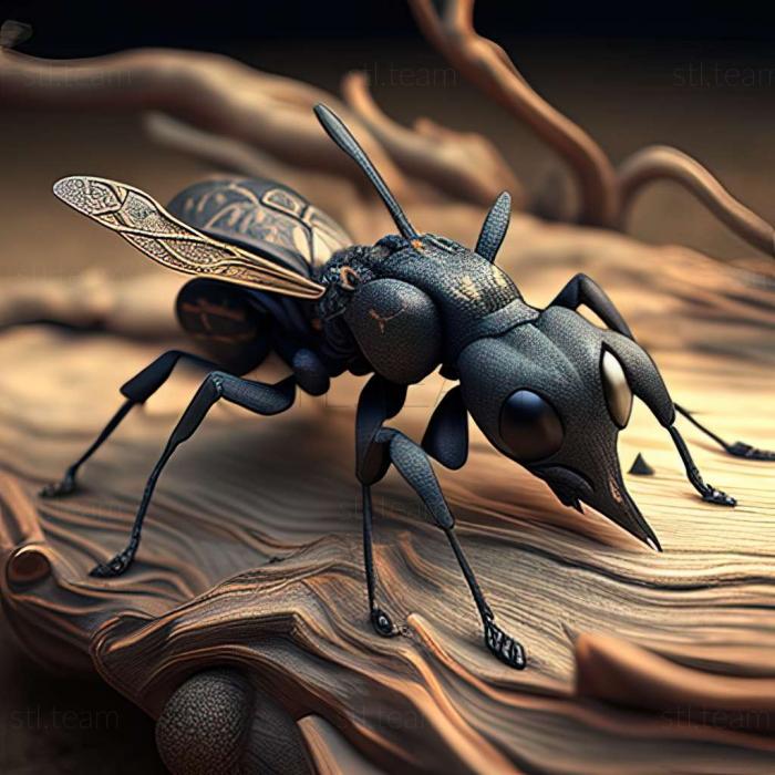 3D model Polyrhachis hastata (STL)